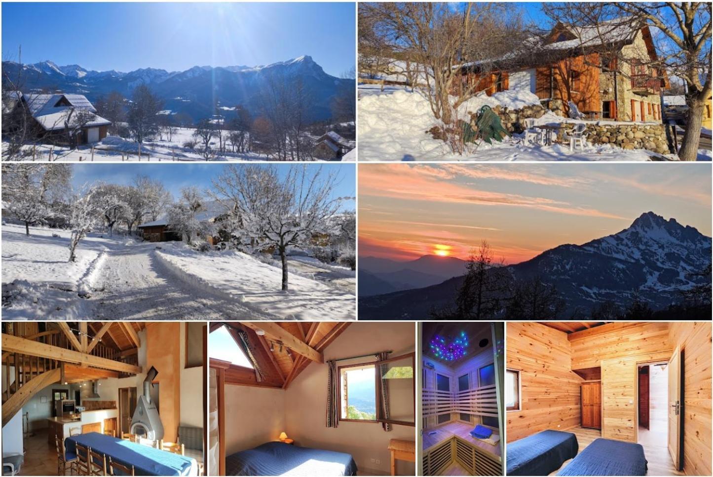 Chalet Mounette Ski Sauna Lac Embrun Puy-Sanieres Esterno foto